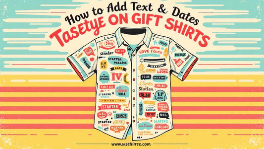 How to Add Text & Dates Tastefully on Gift Shirts