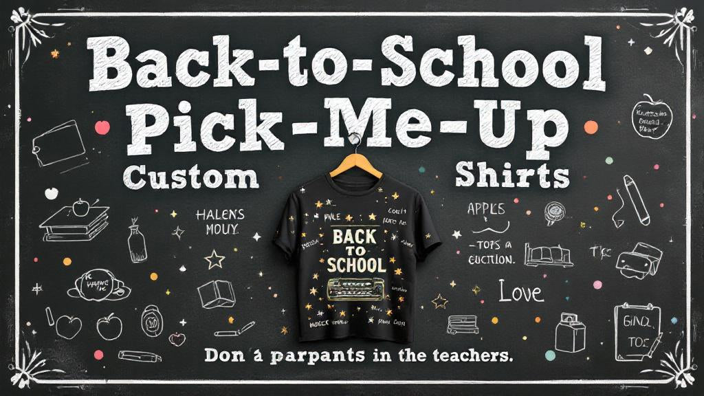 Back-to-School Pick-Me-Up Custom Shirts
