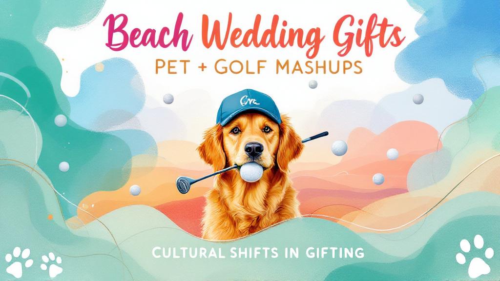 Beach Wedding Gifts: Pet + Golf Mashups