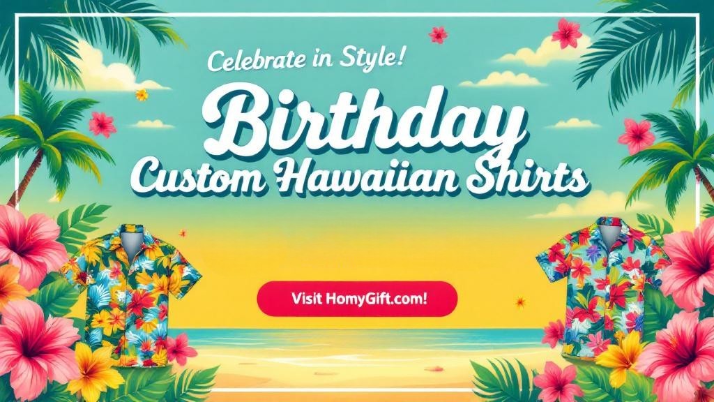 Birthday Custom Hawaiian Shirts: Celebrate in Style With Personalized Flair