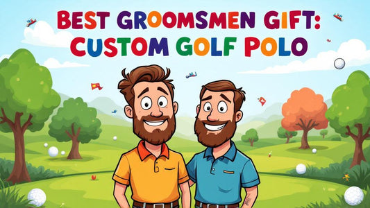 Best Groomsmen Gift: Custom Golf Polo