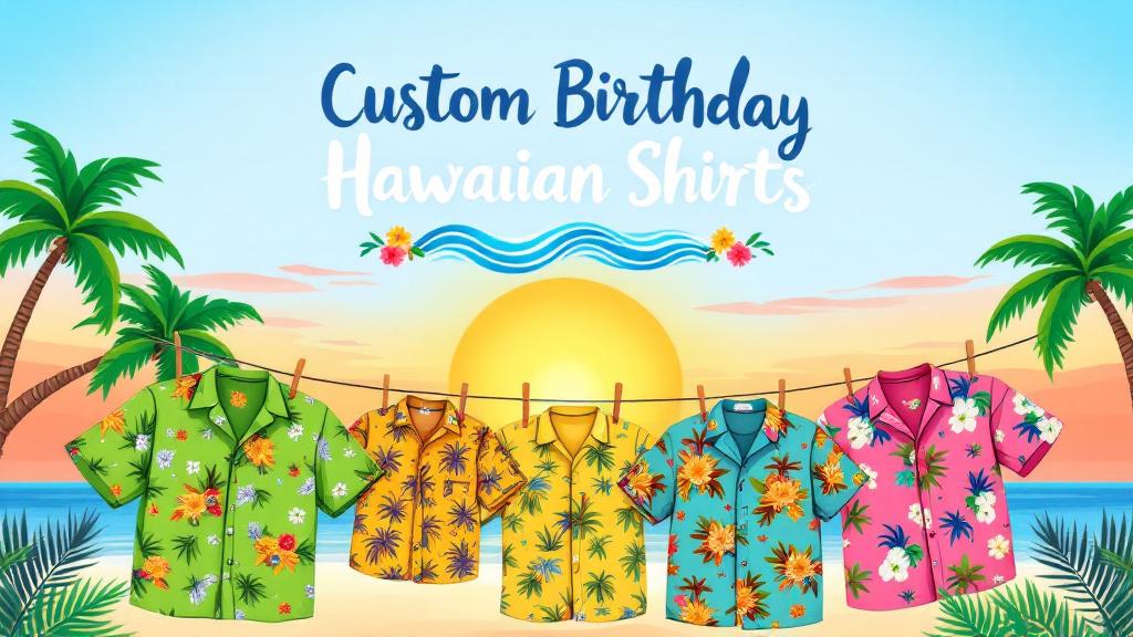 Custom Birthday Hawaiian Shirts for Men