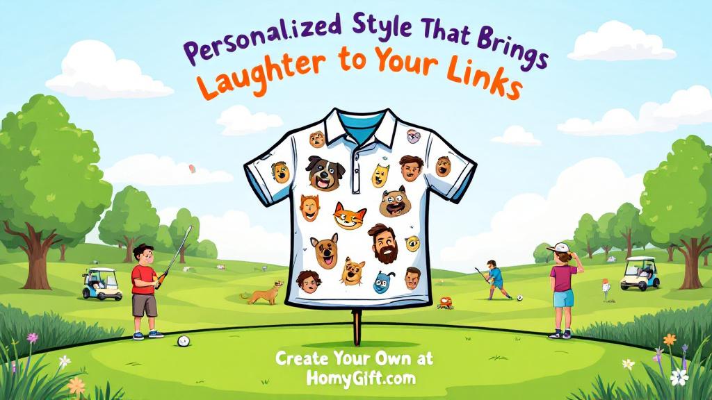 Custom Face Golf Shirts: Personalized Style That Brings Laughter to the Links