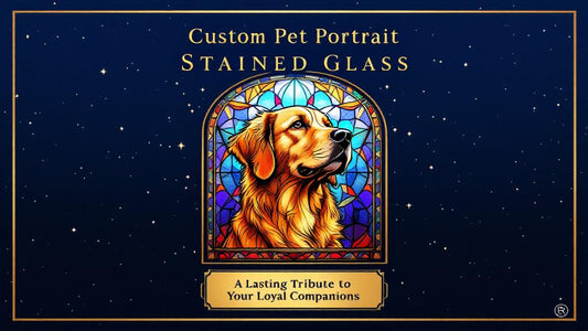 Custom Pet Portrait Stained Glass: A Beautiful Way to Honor Your Beloved Companion