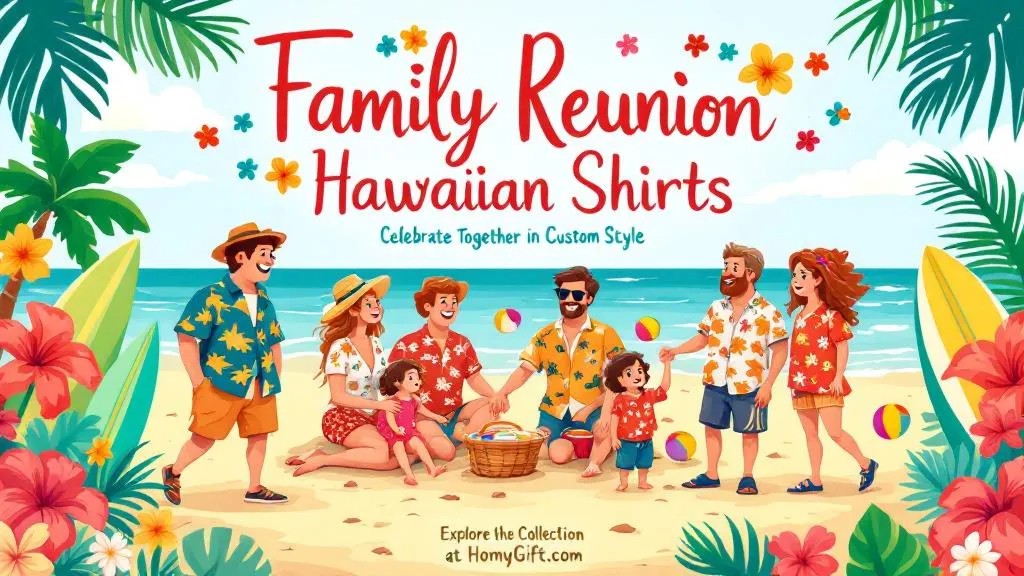 Family Reunion Hawaiian Shirts: Celebrate Together in Custom Style