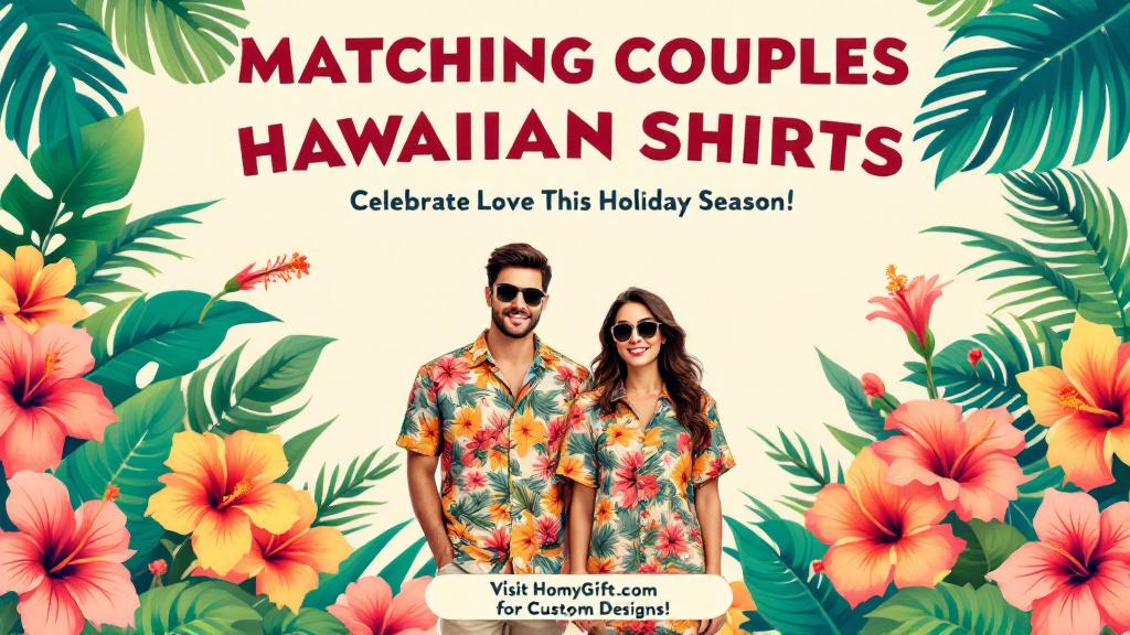 Matching Couples Hawaiian Shirts Idea