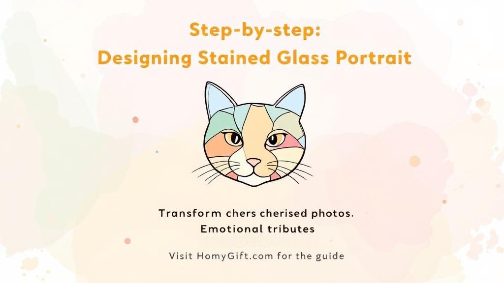 Step-by-step: Designing Stained Glass Portrait