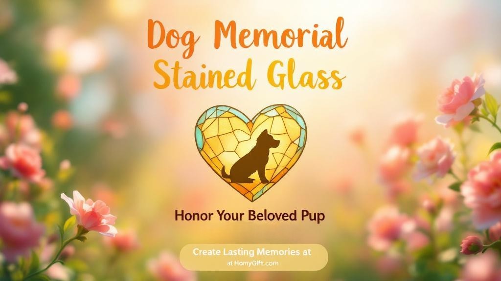 Dog Memorial Stained Glass: A Beautiful Way to Honor Your Beloved Pup