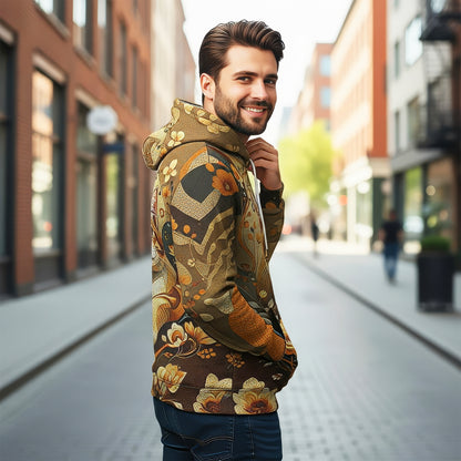 Custom Cat Mosaic Art Hoodie – Personalized Pet Photo Hoodie, Custom Pet Portrait Sweater, Gift for Cat Lovers, Custom Cat Clothing Style 1