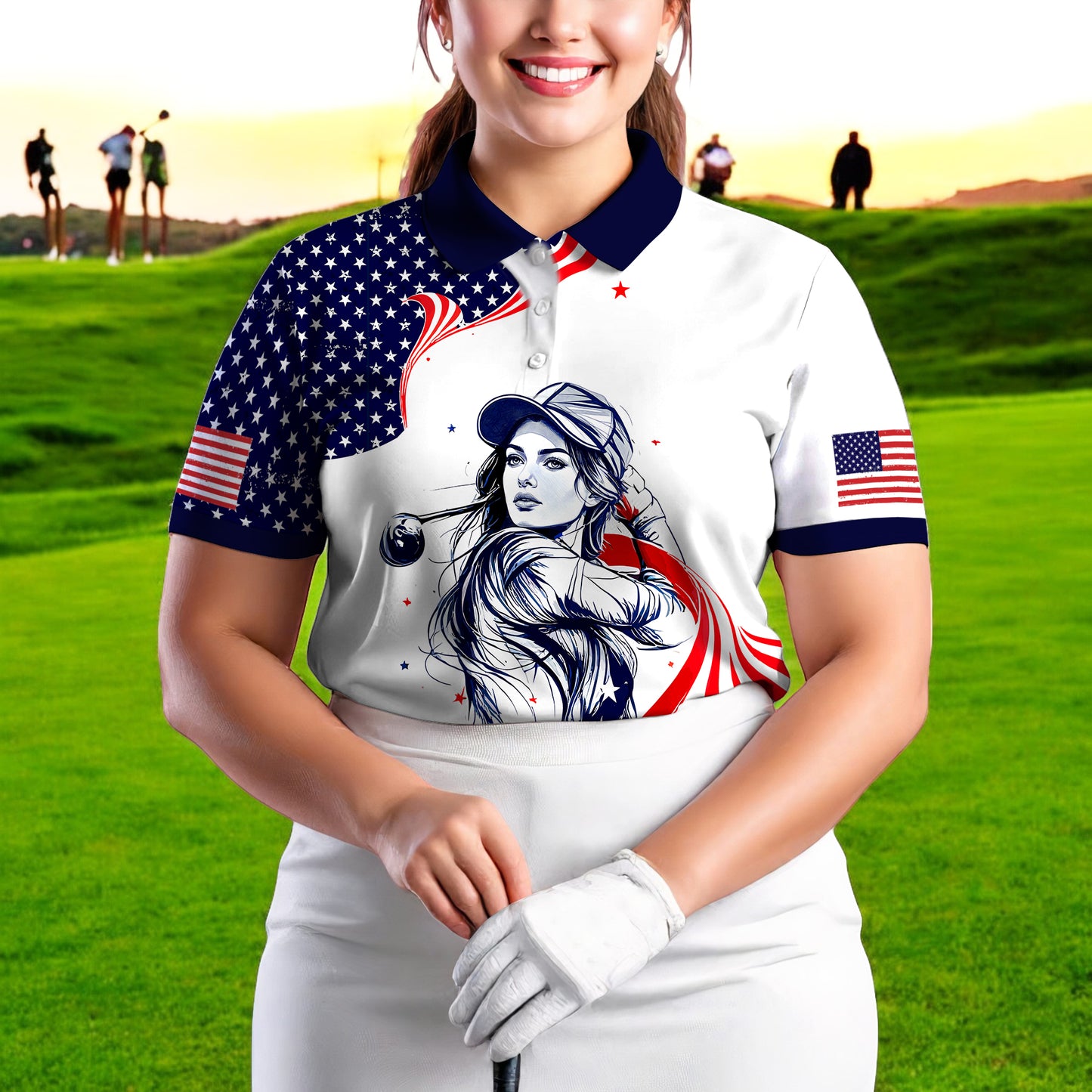 Personalized Face Polo for Women, Custom Women’s Golf Polo Shirt – The Ultimate Personalized Gift for Mother's Day & Father's Day 2025 Style 11