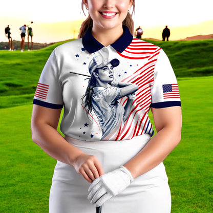 Personalized Face Polo for Women, Custom Women’s Golf Polo Shirt – The Ultimate Personalized Gift for Mother's Day & Father's Day 2025 Style 8
