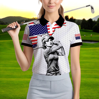 Personalized Face Polo for Women, Custom Women’s Golf Polo Shirt – The Ultimate Personalized Gift for Mother's Day & Father's Day 2025 Style 5