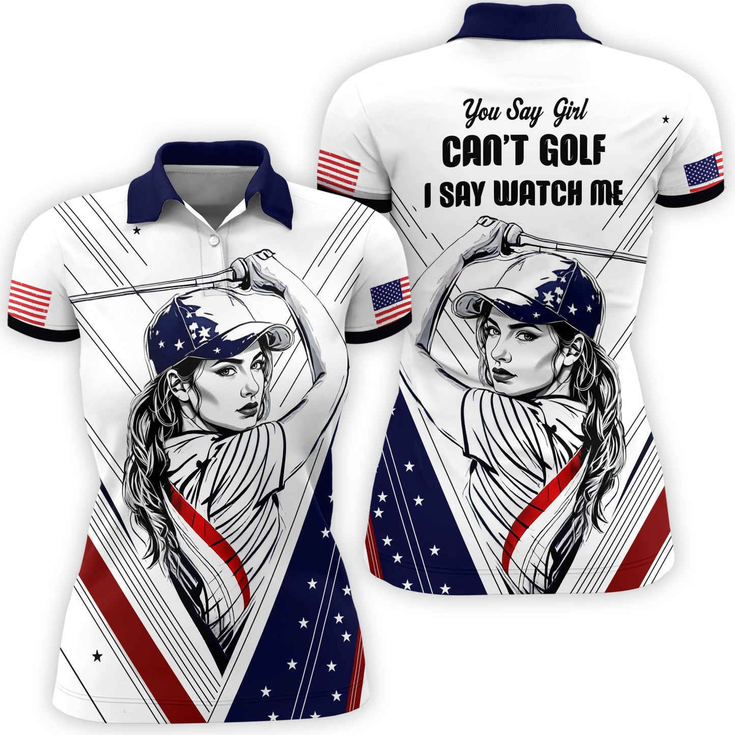 Personalized Face Polo for Women, Custom Women’s Golf Polo Shirt – The Ultimate Personalized Gift for Mother's Day & Father's Day 2025 Style 7