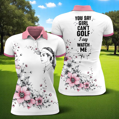 Custom Face Women's Polo Shirt - Stylish Golf Apparel for Women