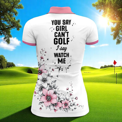 Custom Face Women's Polo Shirt - Stylish Golf Apparel for Women